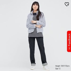 Grey Uniqlo Zip-up Jacket